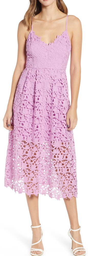 ASTR midi lace dress, tag size Medium (runs small)